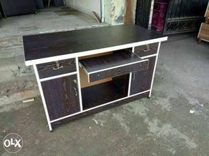 New Black And White Wooden Desk
