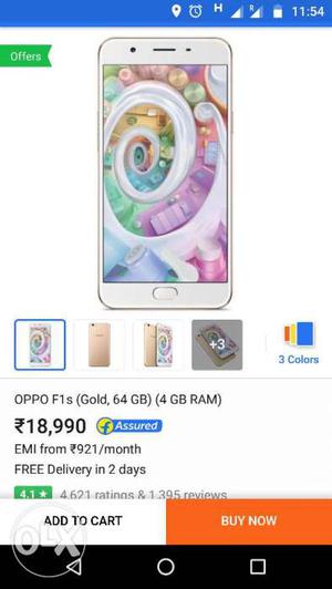 OPPO F1S new unused mobile I had order from