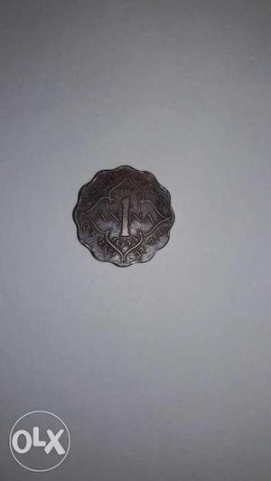 Old Coin 1 Anna 