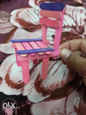 Pink And Purple Popsicle Chair
