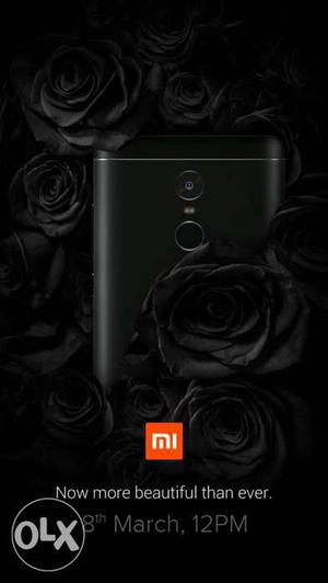Redmi note4 (4gn64gb) newly launched black