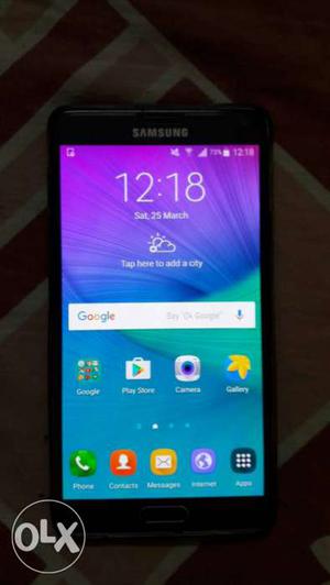 Samsung note 4 with full kit very less used price