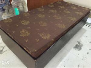 Single bedbox with mattress up for sale