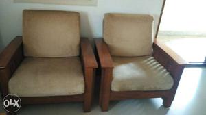 Sofa set wood with center table