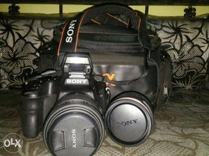 Sony Alfa a68 DSLR camera sell 2. Month old and 2