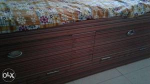 Strong double bed with free bed matresses and also