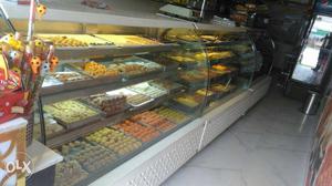 Sweets counter and banberry kulfi counter