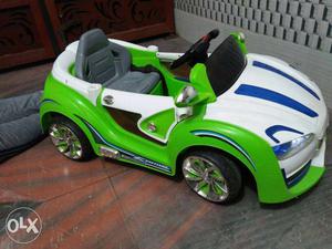 This is a toy car in berry good condition