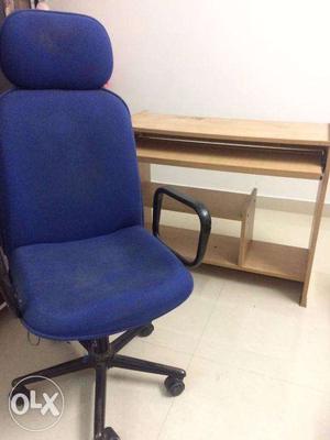 Used Computer Chair & Table set