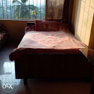Wooden bed in good condition