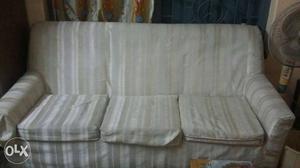 Wooden sofa with cover.3+1+1.
