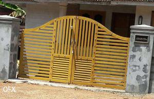 Yellow Metal Double Gate