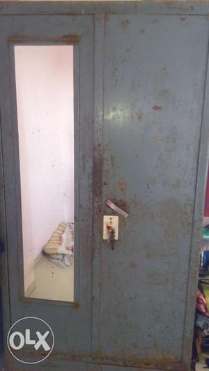22yrs old used iron cupboard, strong but rusted,
