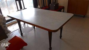 Burma Teak Dining Table and 6 Chairs