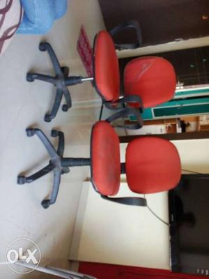 Good condition office chairs used two years
