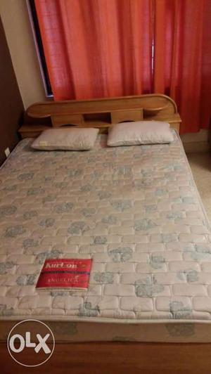 Gray And Teal Quilted Mattress