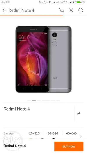I want to sell my Redmi note 4 Only 5 days older