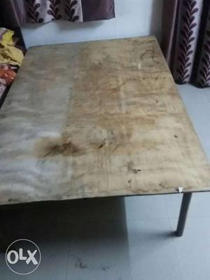 Rectangular Grey Wooden Coffee Table