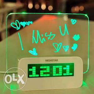 Selling brand new message Clock for just 999/-