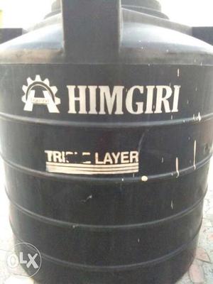 Two black 500 liter himgiri water tank