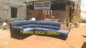 Very very comfortable design corner sofa set only one side
