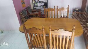 Wooden Dining table set for sale