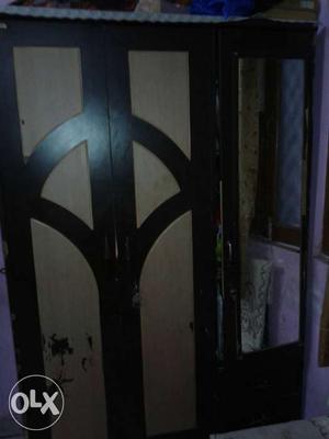 Wooden almirah three doors
