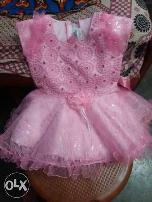 1-2years old pink frock