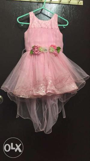Baby Pink Princess dress fits 3-4 years. Wore once only