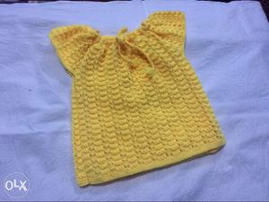 Baby's Yellow Knitted Shirt