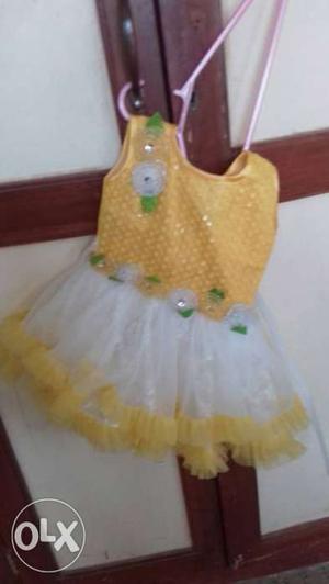New Yellow Angelic Dress.