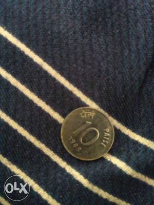 10 paisa coin of ...