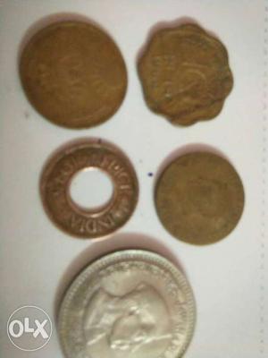 20 paisa  copper coin, 1pice  copper
