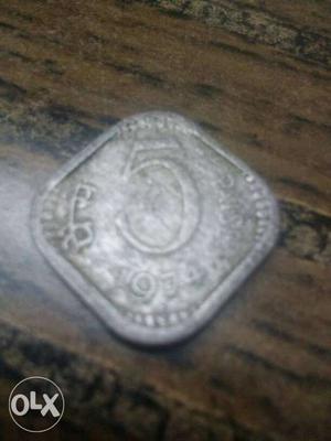 5 paisa coin  year Rs.999 only