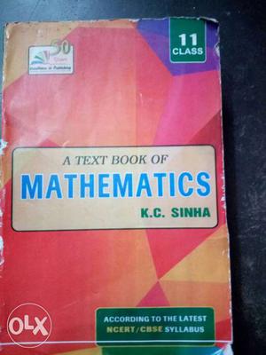 A Text Book Of Mathematics By K.C. Sinha