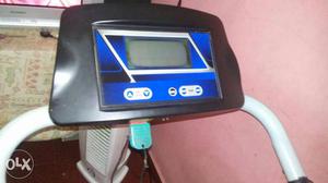 Black And Blue Digital Treadmill