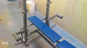 Blue Leather Weight(gym) Bench