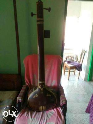 Brown Wooden String Instrument