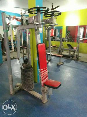 Complete new gym equipment and accessories of