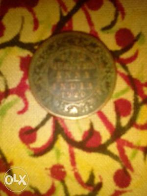 I want to sell this one quarter Anna copper coin of 