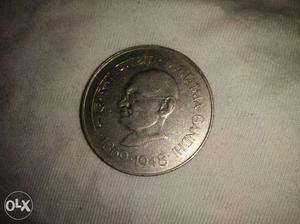 Mahatma Gandhi Embossed Coin