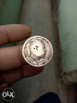 One quarter anna coin of 