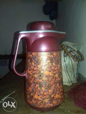 Red And Brown Thermos
