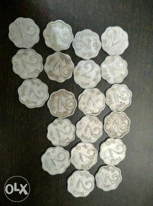 Scalloped Silver Coins