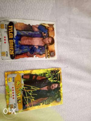 Tyler Breeze And Aj Styles Wwe Trading Cards