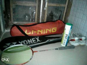 Yonex Nanoray 10 racquet & bag, 1Lining kit bag, 87.