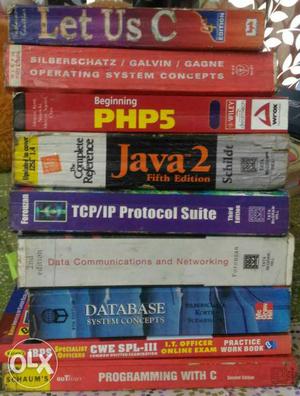 9 IT/ Computer science books in good condition