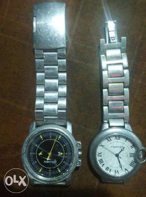 A fastrack and one cartier (2 watches) 1 year used