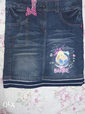 Barbie branded skirt...age-11 to 13 years. brand