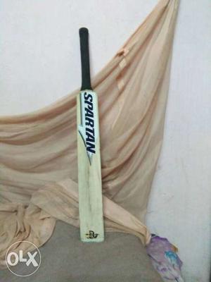 Beige And Black SPARTAN Cricket Bat